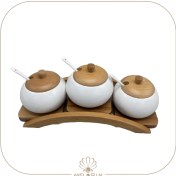 سرویس ادویه 10 پارچه بامبوم مدل داستی کد B2679